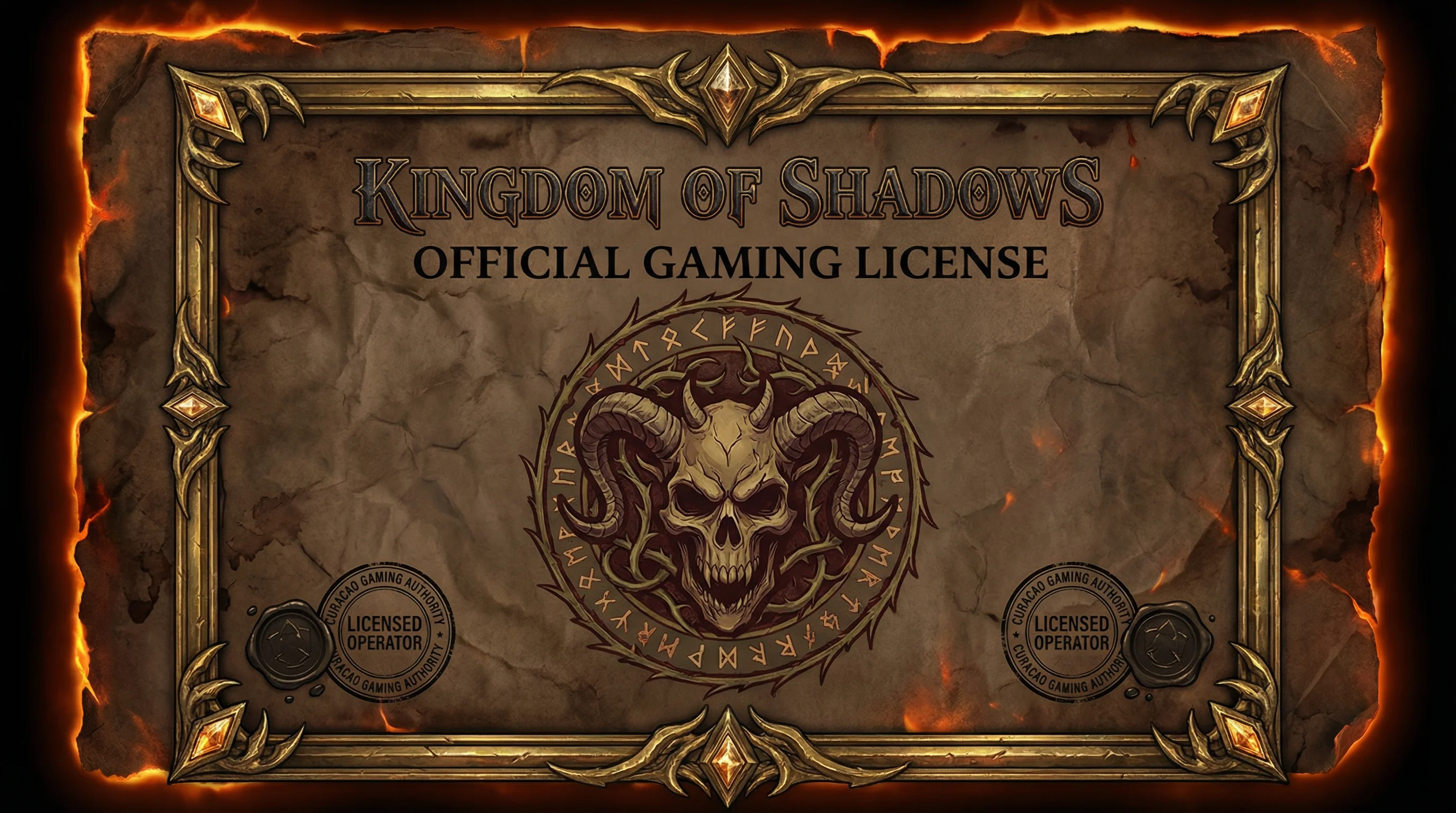 Certificado de licença de jogos Curaçao eGaming do jogaobet